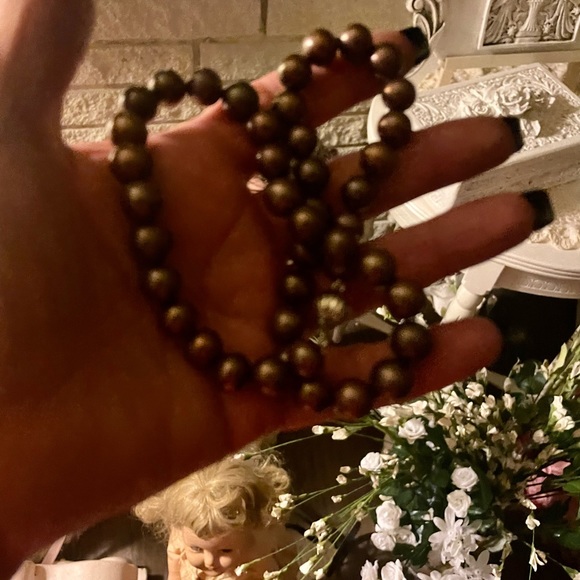 Authentic brown south sea pearl necklace - Picture 6 of 9